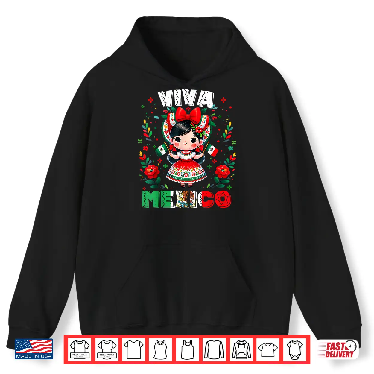 Viva Mexico Mexican Girl Flag Independence Day Girls Kids Shirt Viva Mexico Mexican Girl Flag Independence Day Girls Kids Shirt