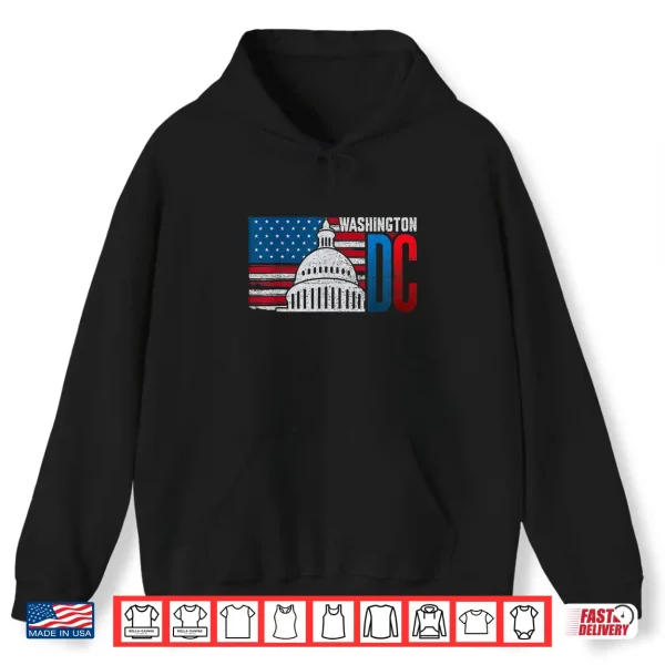 Washington Dc Capitol Hill American Flag Usa Pride Souvenir Shirt 1 Hoodie Washington DC Capitol Hill American Flag USA Pride Souvenir Shirt