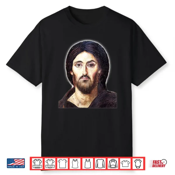 Jesus Christ Icon Portrait At St. Catherine’S Monastery Shirt
