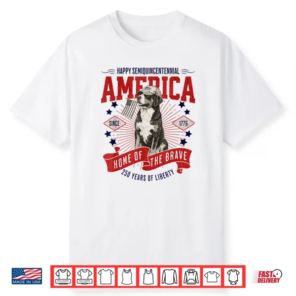 July Fourth Home Of The Brave Patriotic Swissy Shirt