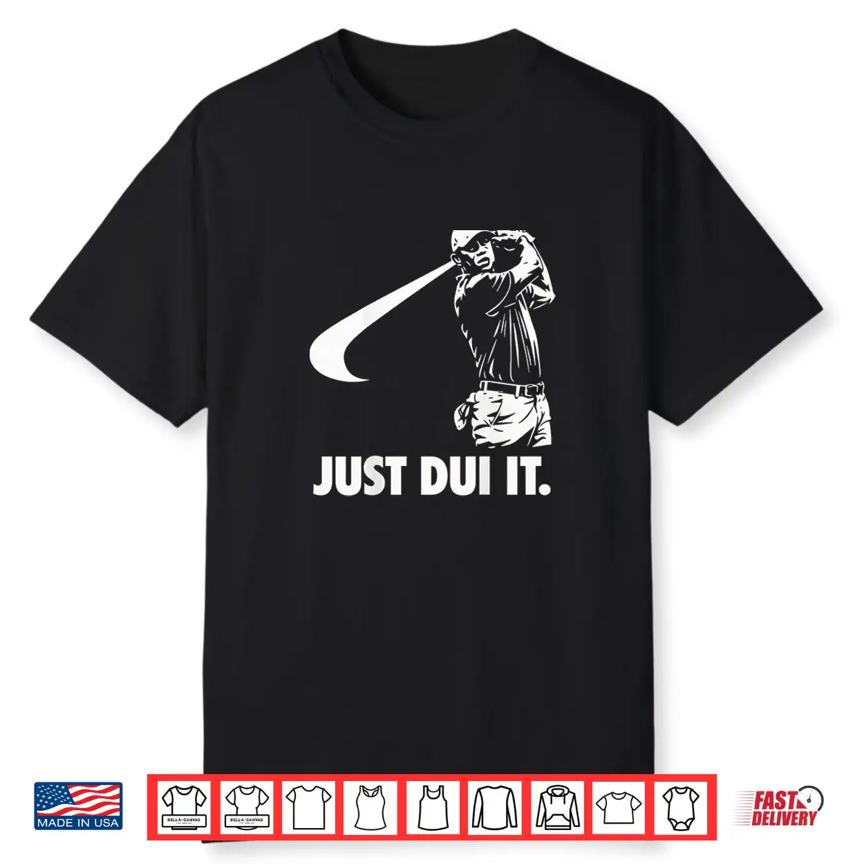Just Dui It Funny Golf Swing Athletic Shirt Just Dui It Funny Golf Swing Athletic Shirt