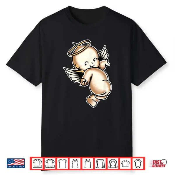 Kewpie Baby Angel Cherub Halo Shirt