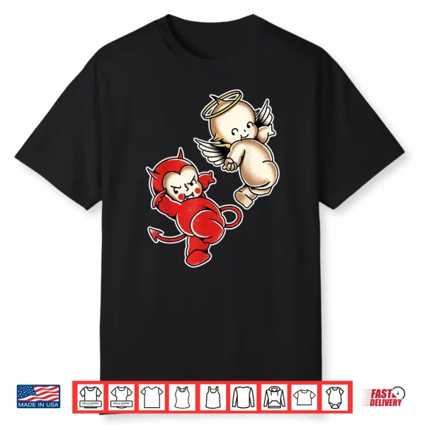 Kewpie Baby Devil Angel Cherubs Shirt