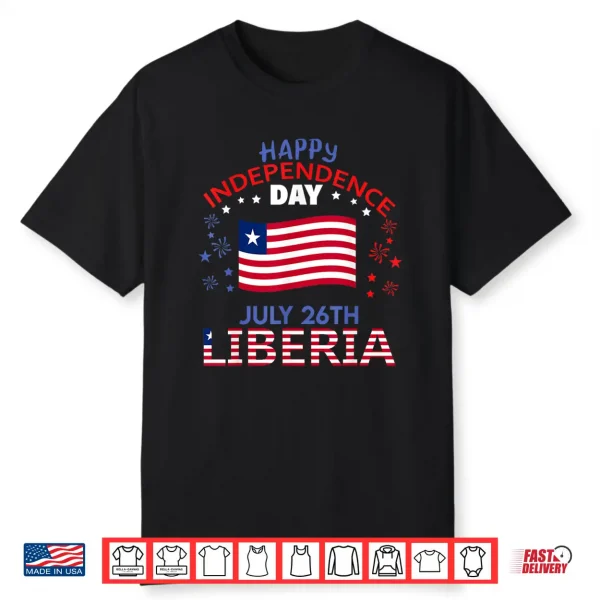 Liberia 177Th Independence Day Liberian Pride Liberia Flag Shirt