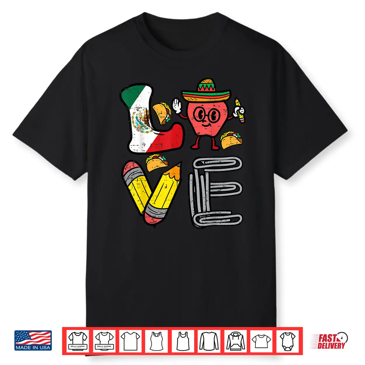 Love Teacher Mexico Cinco De Mayo Mexican Independence Day Shirt Love Teacher Mexico Cinco De Mayo Mexican Independence Day Shirt