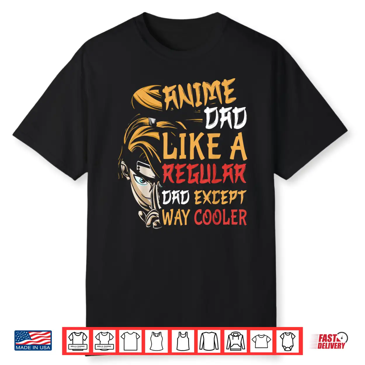 Men Anime Father’S Day Anime Dad Except Way Cooler Shirt Men Anime Father’S Day Anime Dad Except Way Cooler Shirt
