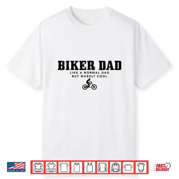 Mens Biker Dad Mountain Bike Funny Mtb Father’S Day Cyclist Gift Shirt