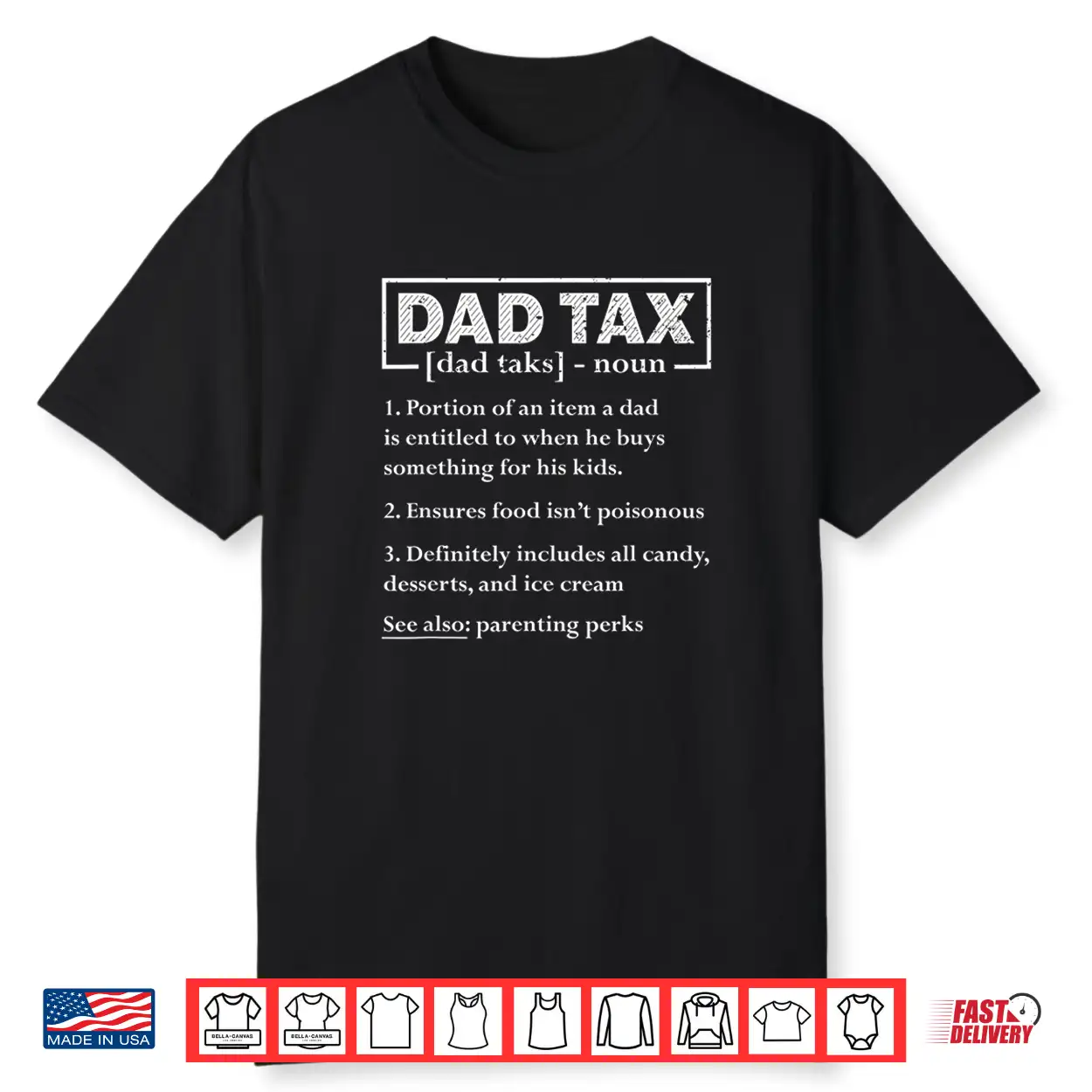 Mens Dad Tax Funny Dad Tax Definition Father’S Day Shirt Mens Dad Tax Funny Dad Tax Definition Father’S Day Shirt