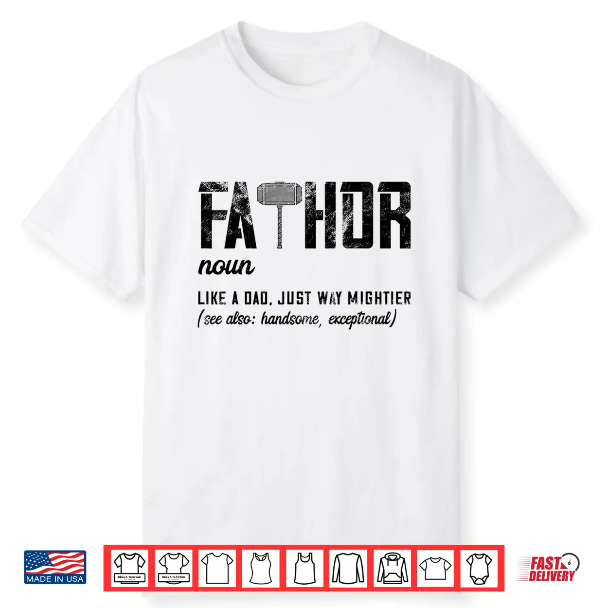 Mens Fathor Like Dad Just Way Mightier Father’S Day Fa Thor Shirt Mens Fathor Like Dad Just Way Mightier Father’S Day Fa Thor Shirt