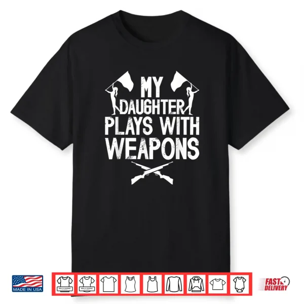 Mens Funny Color Guard Dad Of A Color Guard Member Dad Guard Dad Shirt