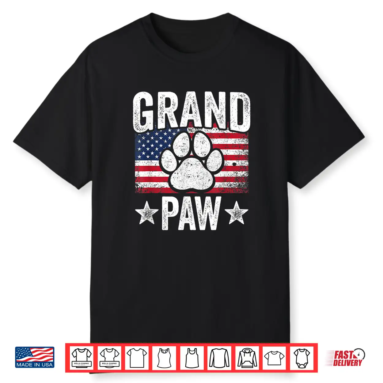 Mens Grandpaw Dog Grandpa Father’S Day Family Grandkids Shirt Mens Grandpaw Dog Grandpa Father’S Day Family Grandkids Shirt