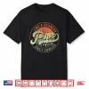 Mens Pops Like A Grandpa Only Cooler Retro Gift Pops Dad Grandpa Shirt