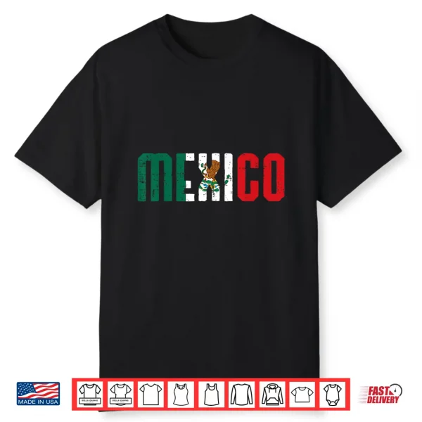 Mexican Independence Day Mexico Pride Vintage Men Women Kids Shirt