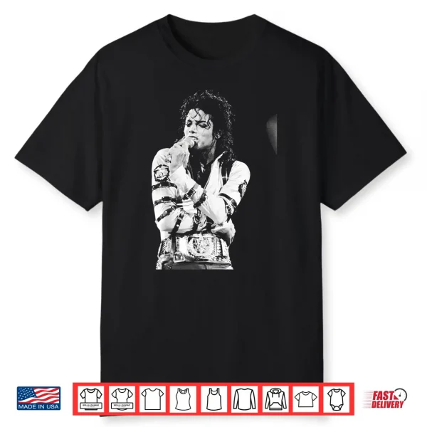 Michael Jackson Live Bad World Tour Aintree 1988 Shirt