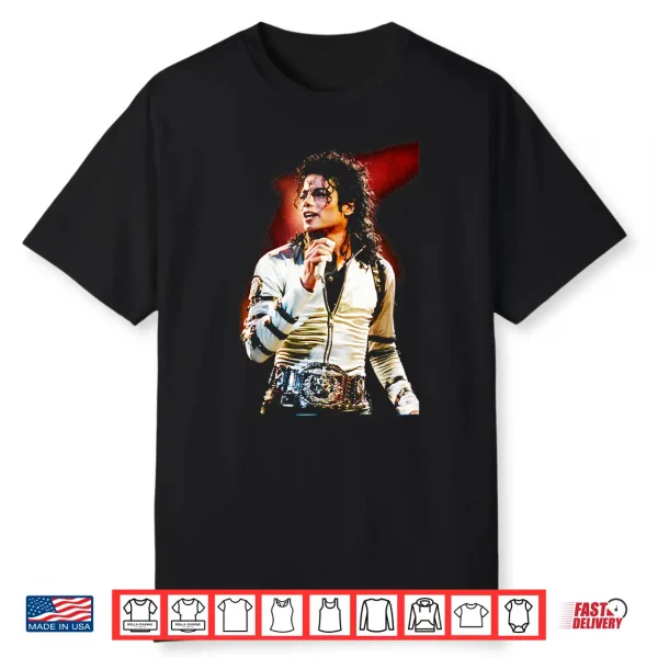 Michael Jackson Smooth Criminal Live Bad World Tour Shirt