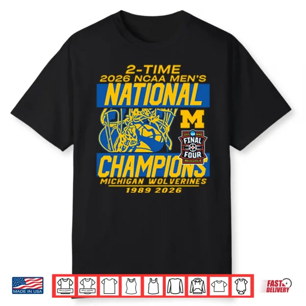 Michigan Wolverines National Champions 1989 2026 Shirt