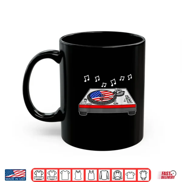 Mug 4th July DJ USA Flag Music Producer Independence Day 2022 Shirt
