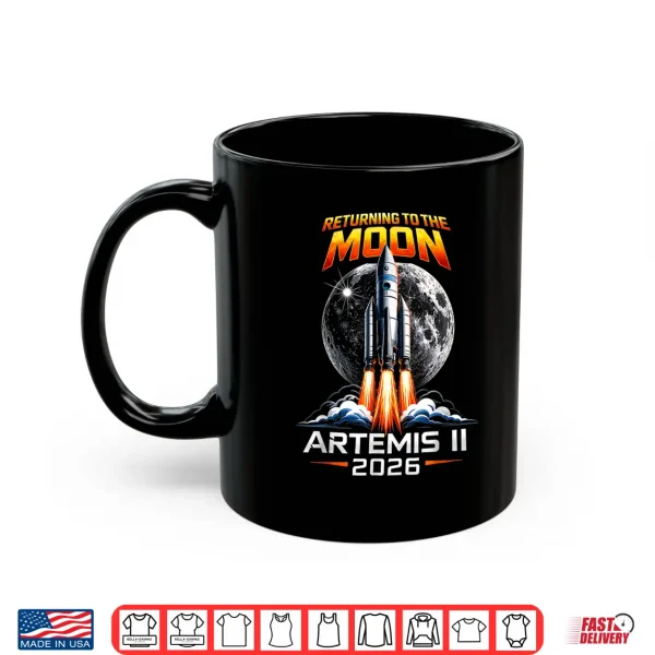 Artemis 2 Astronaut Moon Landing Shirt 3 Mug Artemis 2 Astronaut Moon Landing Shirt