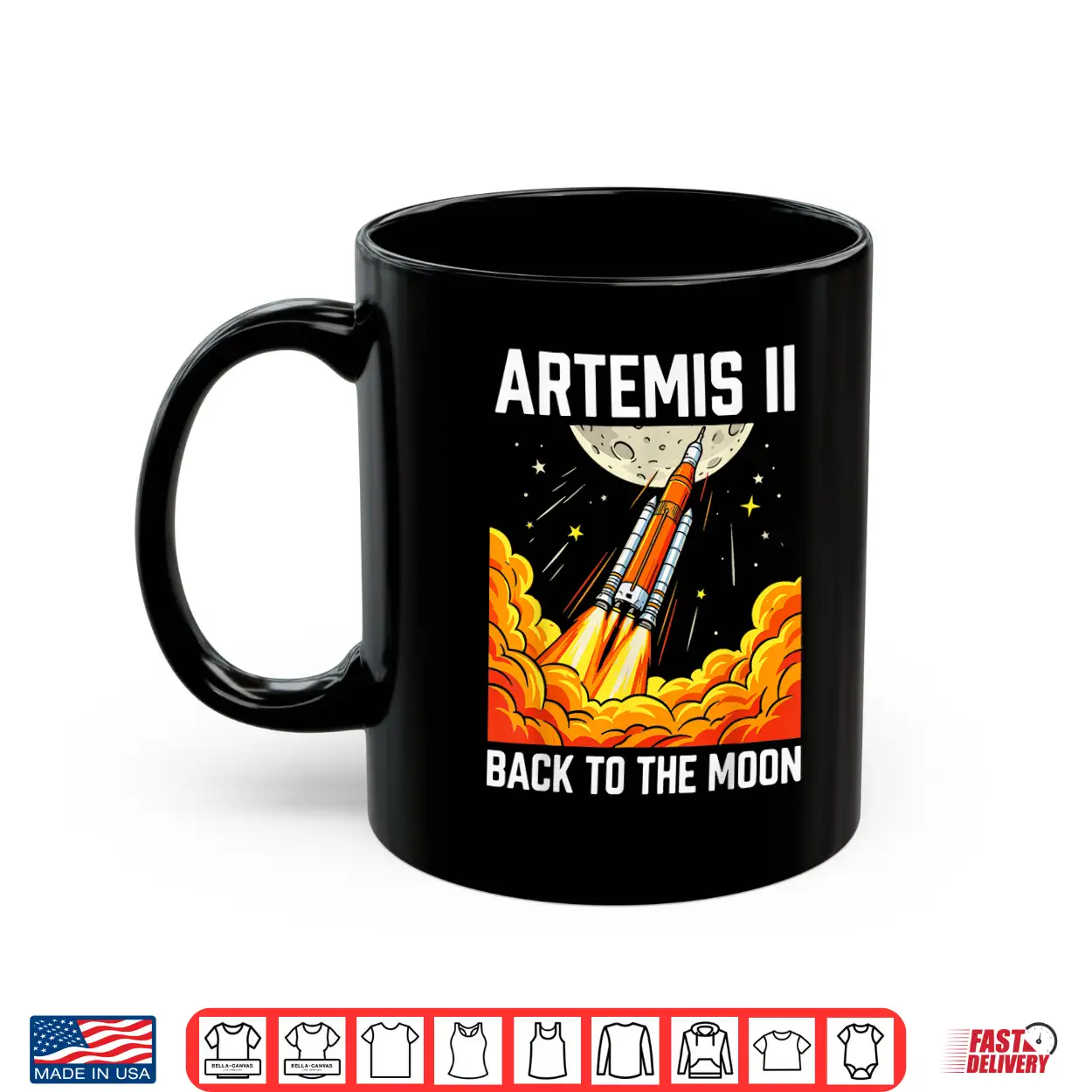 Artemis Back To The Moon Rocket Launch Space Shirt Artemis Back To The Moon Rocket Launch Space Shirt