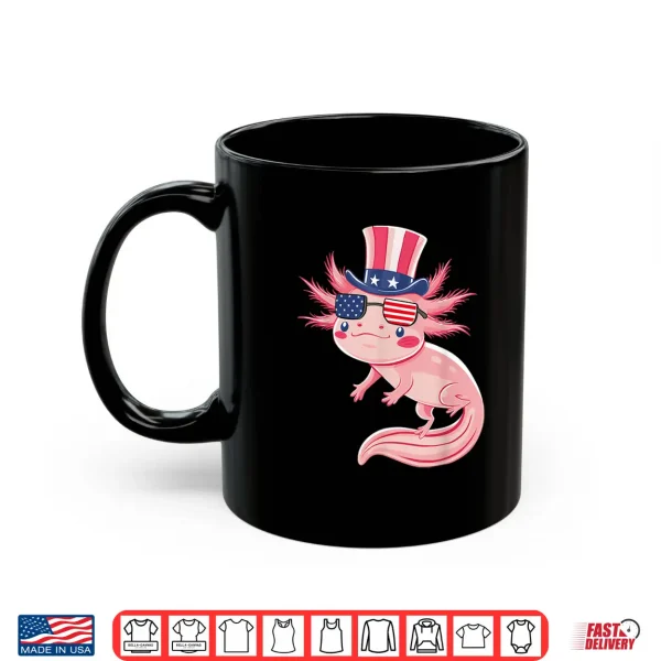 Mug Axolotl 4th of July Shirt