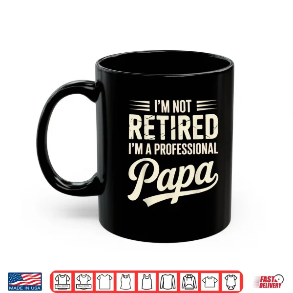 Mug Best Papa Art for Grandpa from Grandkids Fathers Day Papa Shirt