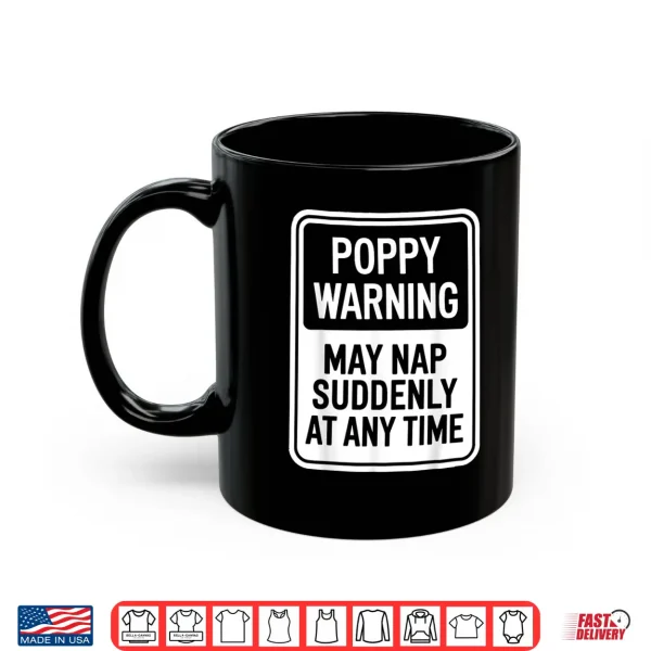 Mug Best Poppy Art For Grandpa From Grandkids Fathers Day Poppy Shirt