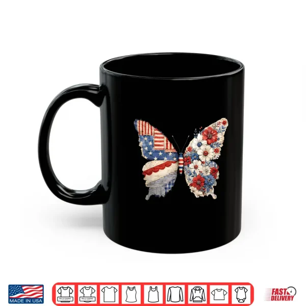 Butterfly 1776 2026 250 Years American 250Th 4Th Of July Shirt 3 Mug Butterfly 1776 2026 250 Years American 250th 4th of July Shirt