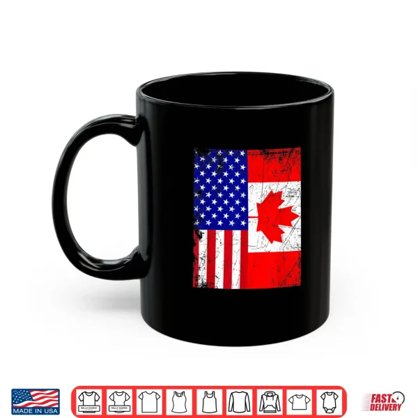 Canadian American Shirt Usa Canada Flag 4Th Of July Tshirt 3 Mug Canadian American Shirt USA Canada Flag 4th of July Tshirt