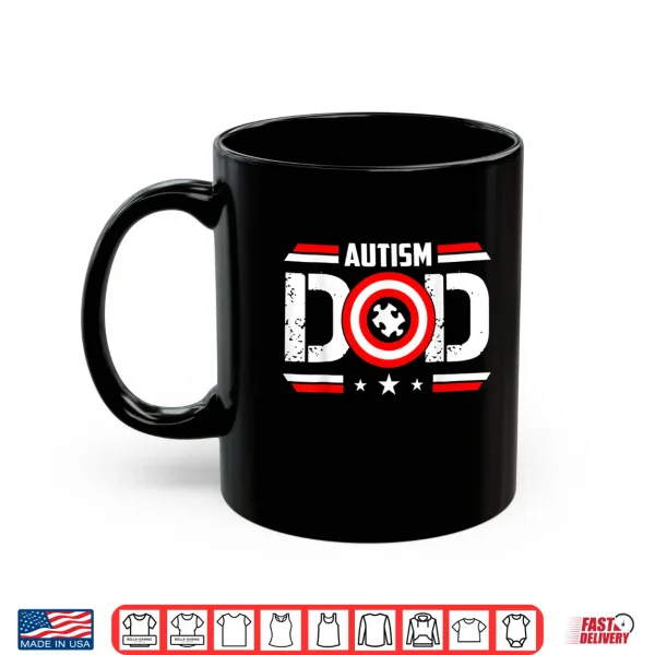 Captain Autism Dad Superhero Autistic Father'S Day Shirt 3 Mug Captain Autism Dad Superhero Autistic Fathers Day Shirt