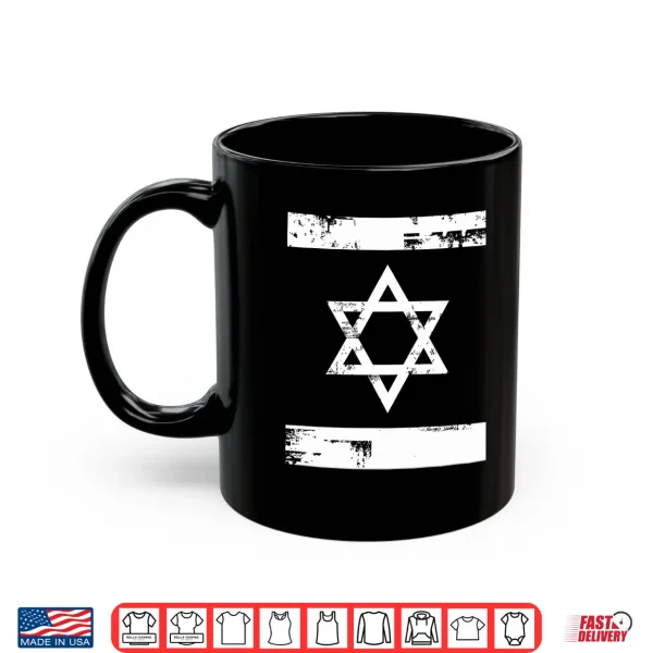 Cool Star Of David Long Sleeve White Yom Haatzamaut Gift 3 Mug Cool Star Of David Long Sleeve White Yom Haatzamaut Gift