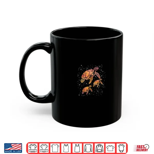 Mug Cosmic Sea Turtles Starry Galaxy Shirt
