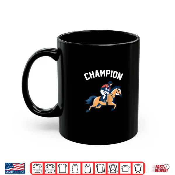 Mug Cute Champion Horse Racing Sport Costume for Kids Shirt