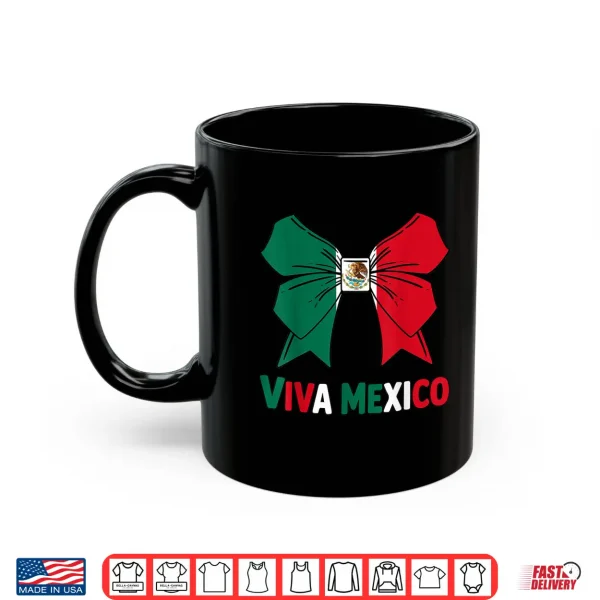 Mug Cute Viva Mexico Toddler Girls Mexican Flag Independence Day Shirt