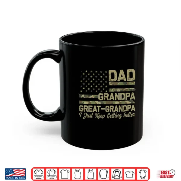 Dad Grandpa Great Grandpa Shirt Men Camo American Flag Shirt 3 Mug Dad Grandpa Great Grandpa Shirt Men Camo American Flag Shirt