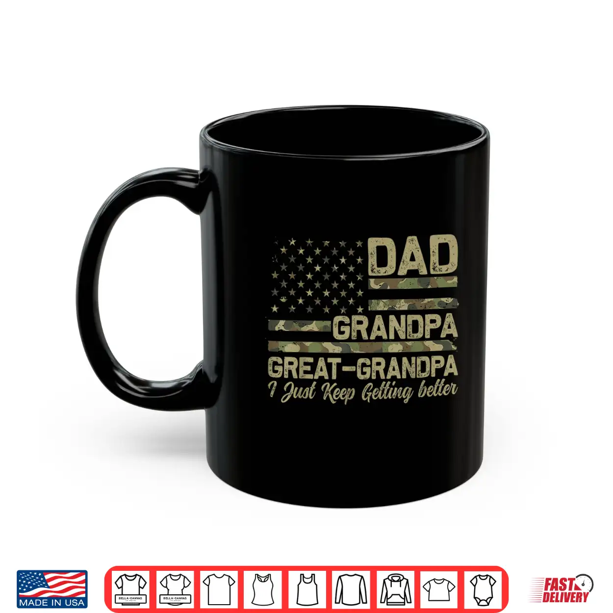 Dad Grandpa Great Grandpa Shirt Men Camo American Flag Shirt Dad Grandpa Great Grandpa Shirt Men Camo American Flag Shirt