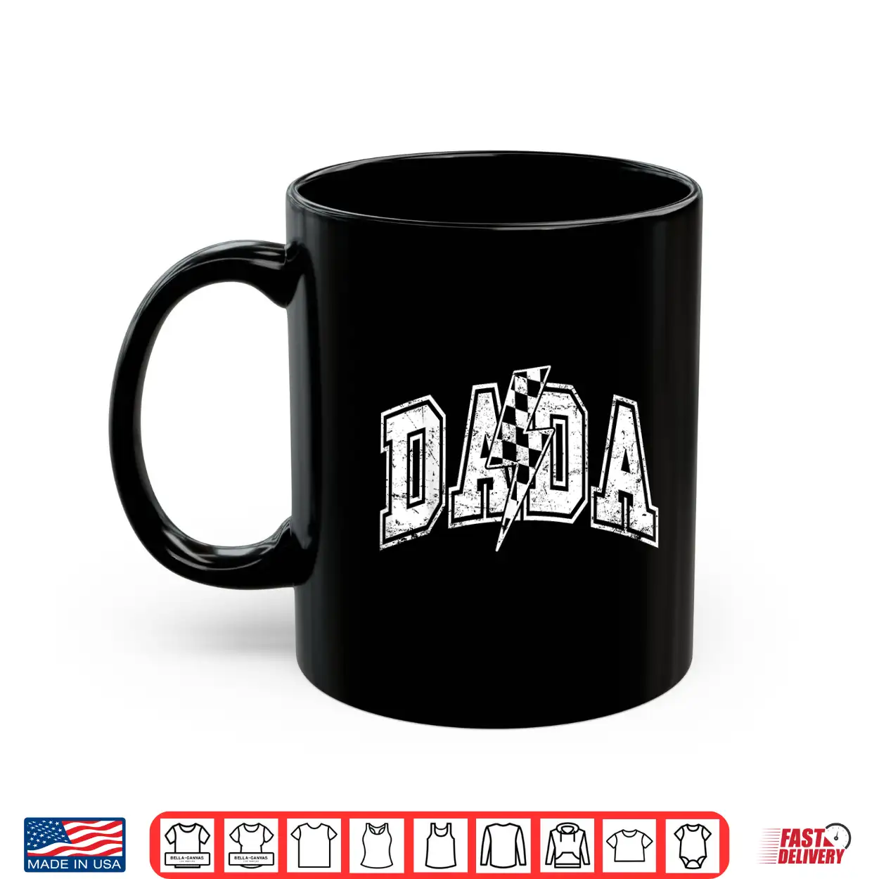 Dada Lightning Checkered Father’S Day Dad Grandpa Shirt Dada Lightning Checkered Father’S Day Dad Grandpa Shirt