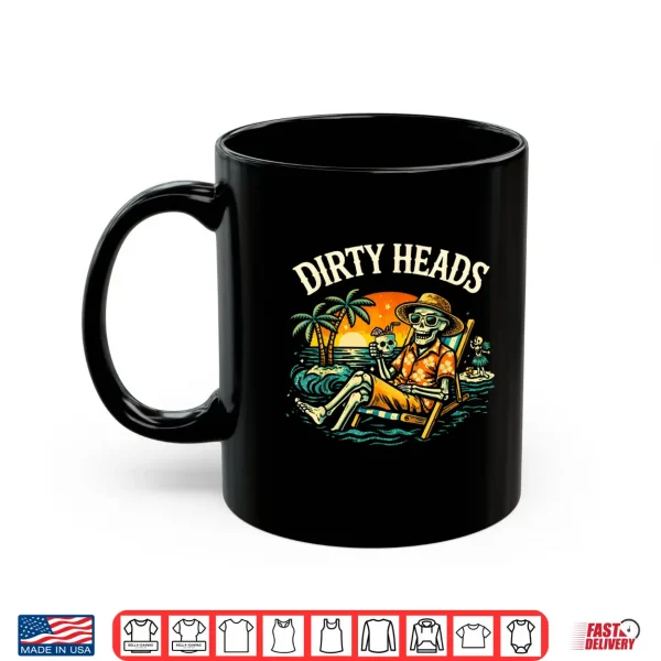 Dirty Heads Skeleton Beach Summer Vacation Shirt 3 Mug Dirty Heads Skeleton Beach Summer Vacation Shirt