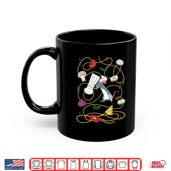 Mug Disney And Pixars Ratatouille Stylized Chef Remy Cooking Shirt