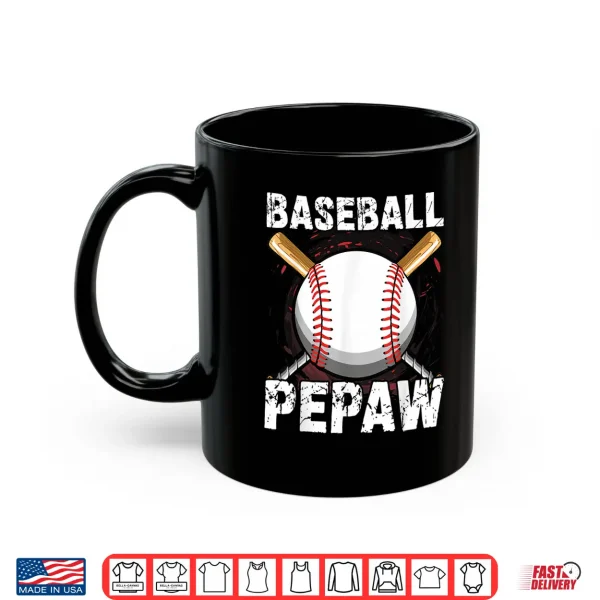 Distressed Men Baseball Pepaw Family Father'S Day Shirt 3 Mug Distressed Men Baseball Pepaw Family Fathers Day Shirt