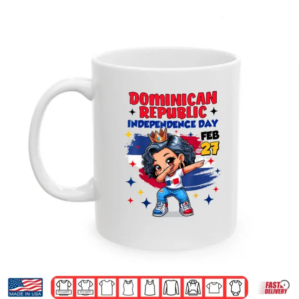 Dominican Republic Flag Pride Independence Day Girls Kids Shirt 3 Mug Dominican Republic Flag Pride Independence Day Girls Kids Shirt