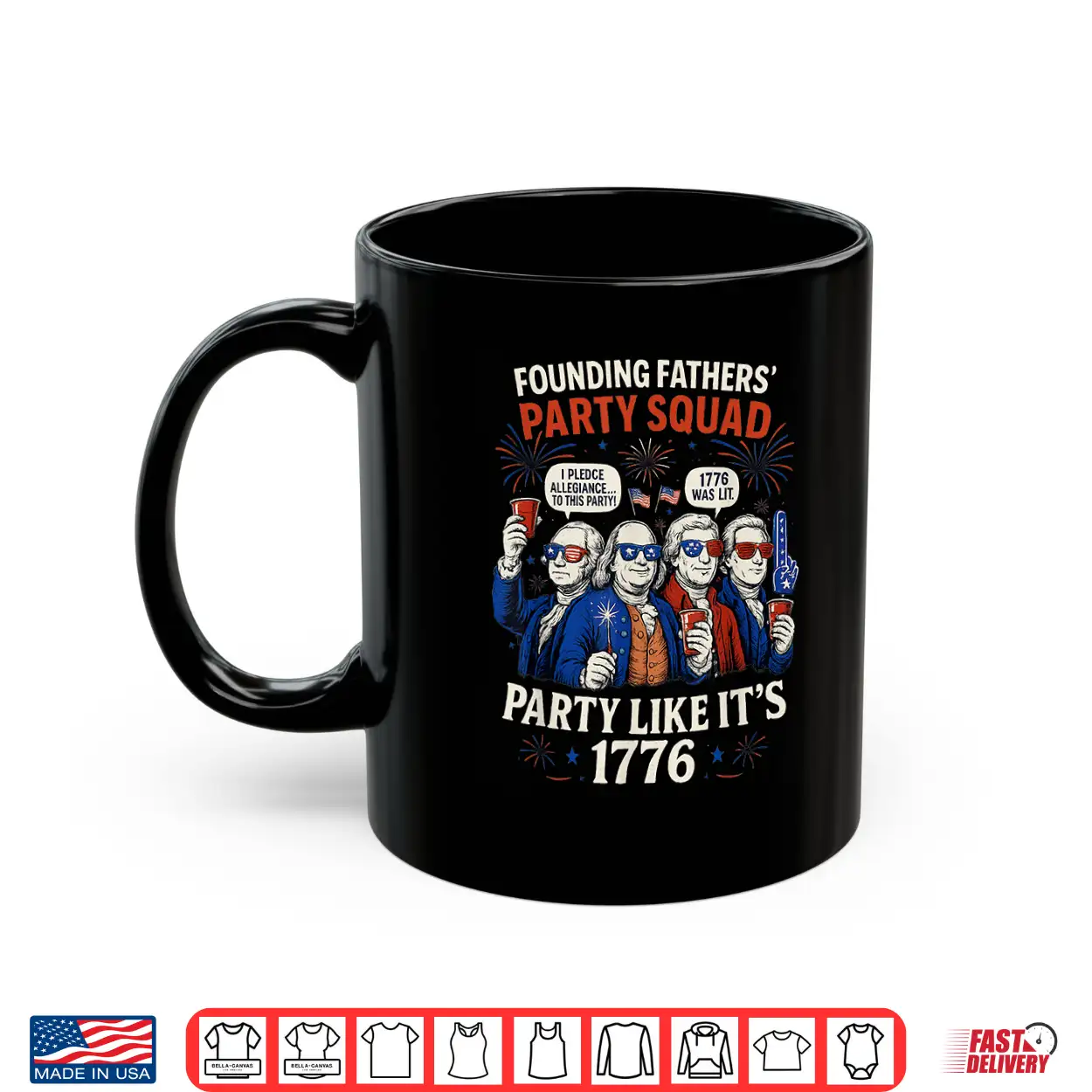 Founding Fathers Squad Party Like It Is 1776 4Th Of July Shirt Founding Fathers Squad Party Like It Is 1776 4Th Of July Shirt