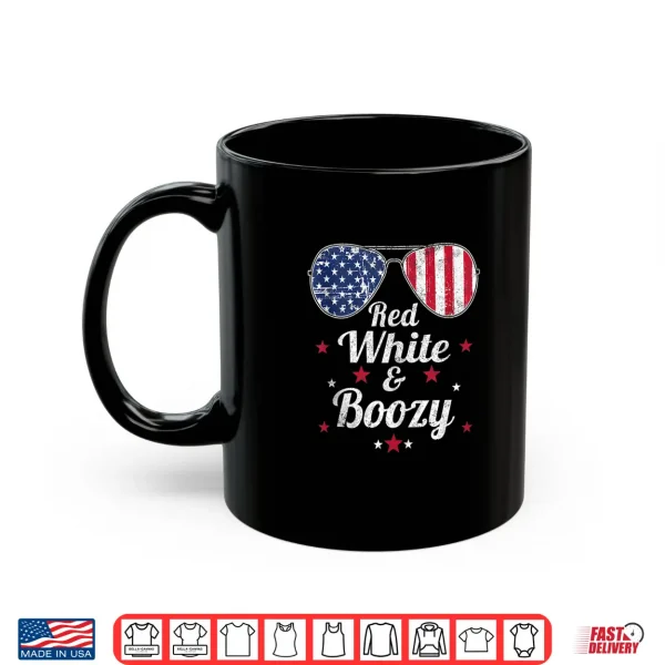 Funny 4Th Of July Red White And Boozy Cute Independence Day Shirt 3 Mug Funny 4th Of July Red White and Boozy Cute Independence Day Shirt