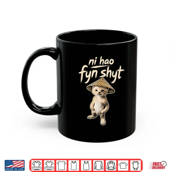 Mug Funny Cat Meme Cute Kitten Animal Humor Shirt