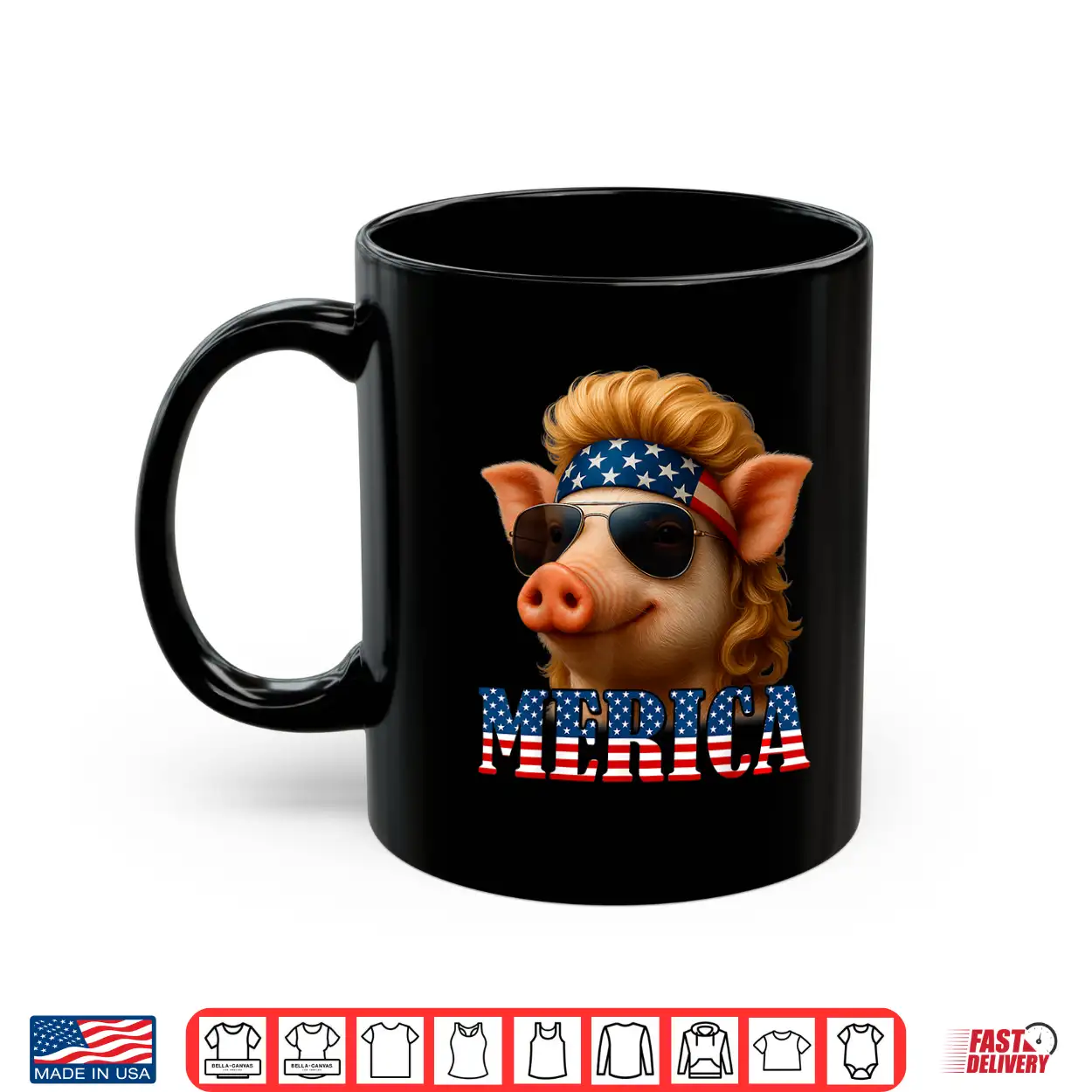 Funny Pig American Flag Farmer Independence Day 4Th Of July Shirt Funny Pig American Flag Farmer Independence Day 4Th Of July Shirt