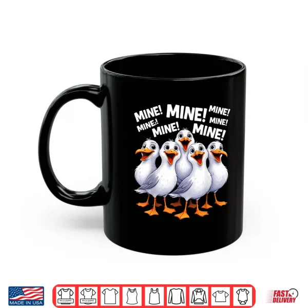 Mug Funny Seagull Bird Outfit for Women Men Shirt