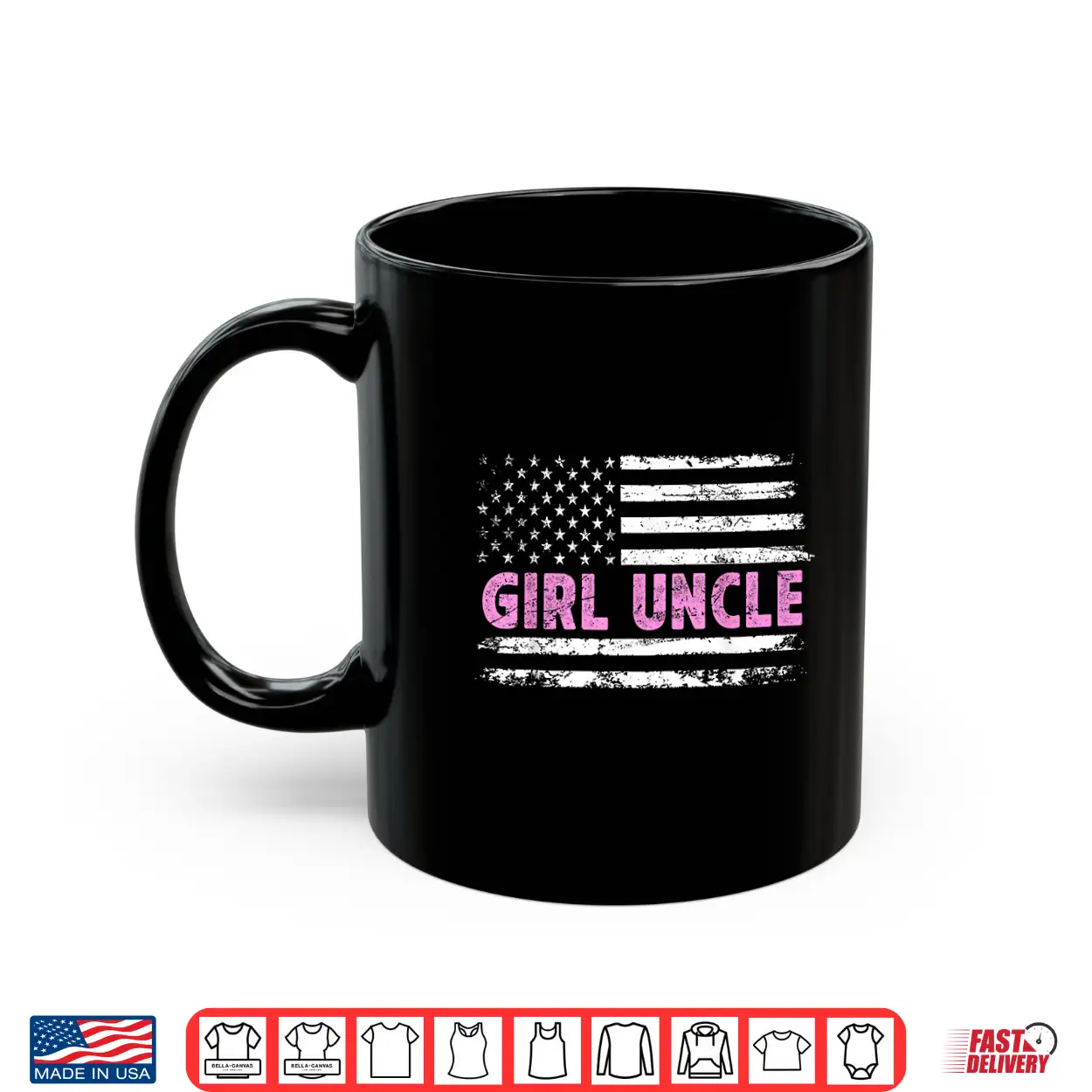 Girl Uncle Of Girls Us Flag Girls Uncle Shirt Girl Uncle Of Girls Us Flag Girls Uncle Shirt