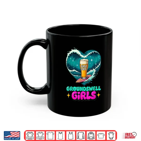 Mug Groundswell Girls Professional Minimalist Modern Graphic Shirt