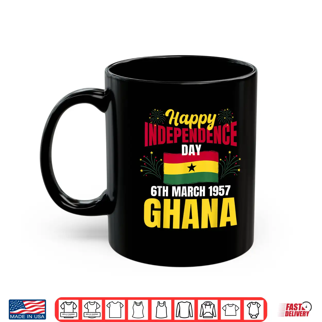 Happy Independence Day Ghana Ghanaian History Pride Shirt Happy Independence Day Ghana Ghanaian History Pride Shirt