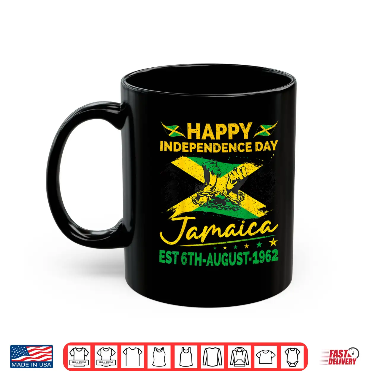 Happy Independence Day Jamaica 1962 Jamaican Men Women Shirt Happy Independence Day Jamaica 1962 Jamaican Men Women Shirt