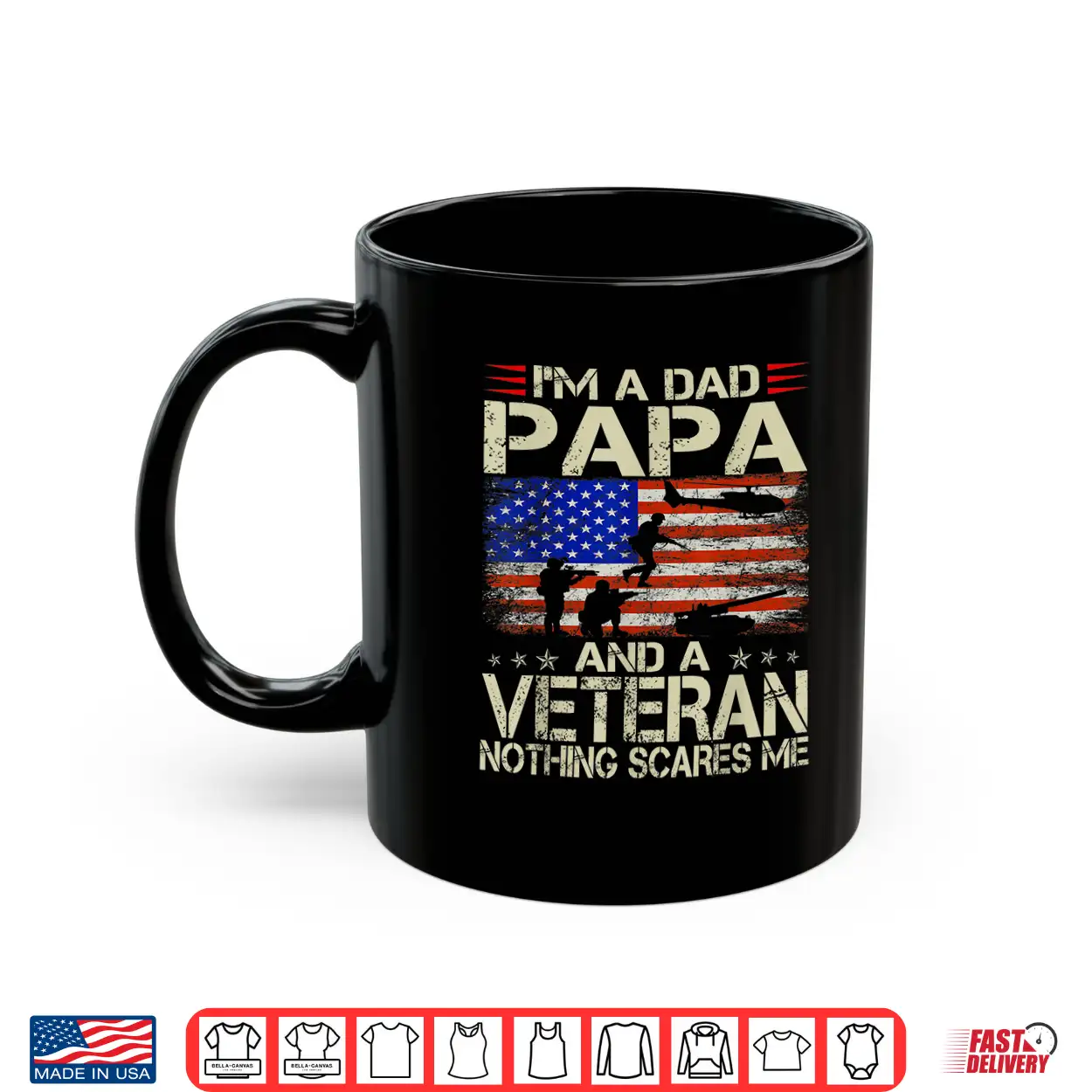 I’M A Dad Papa And Veteran Father’S Day Funny Retro Shirt I’M A Dad Papa And Veteran Father’S Day Funny Retro Shirt